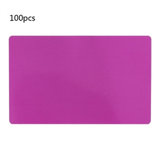 Set 100 Tấm Thẻ Tên Bằng Nhôm diy 5 Lá Cho Nhà Ở / Văn Phòng
