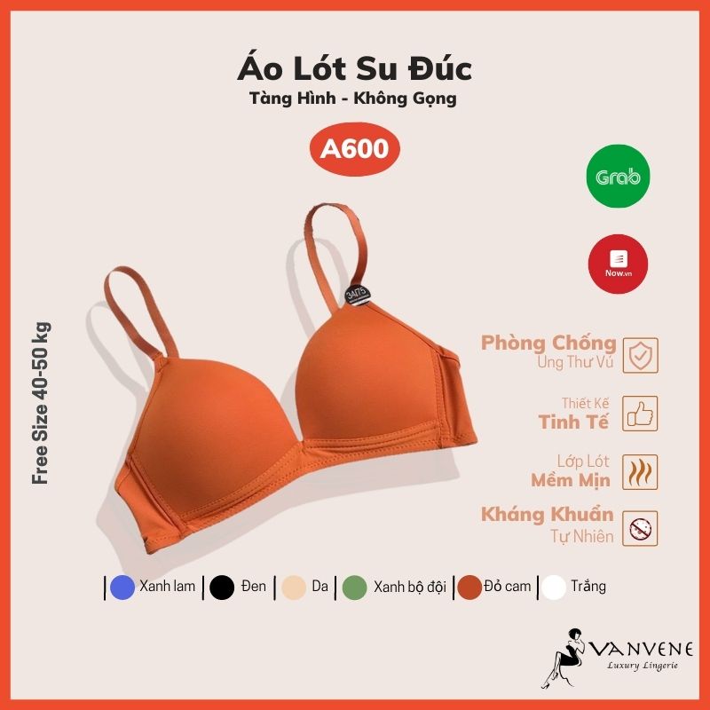 Áo ngực nữ trơn không gọng định hình ngực Kireilabo Fitte