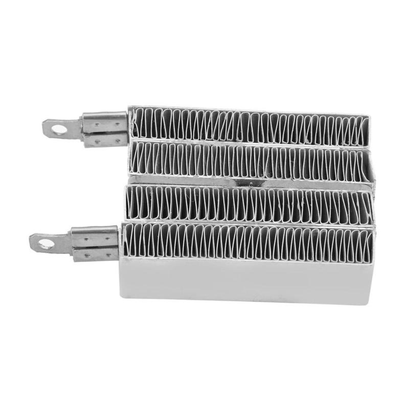 Rrianfo Điện trở làm nóng PTC 12V/24V cố định nhiệt độ với vỏ nhôm chuyên dụng 70W; 150W 74*22mm