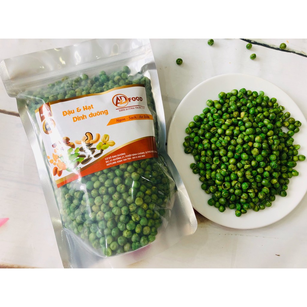 1kg Đậu hà lan sấy tẩm muối siêu giòn hấp dẫn.