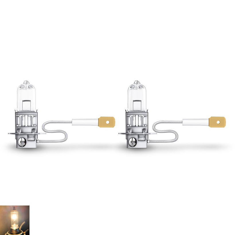 Combo 2 Bóng Đèn Halogen Tăng Sáng 100% OSRAM Truckstar Pro H3 24V 70W