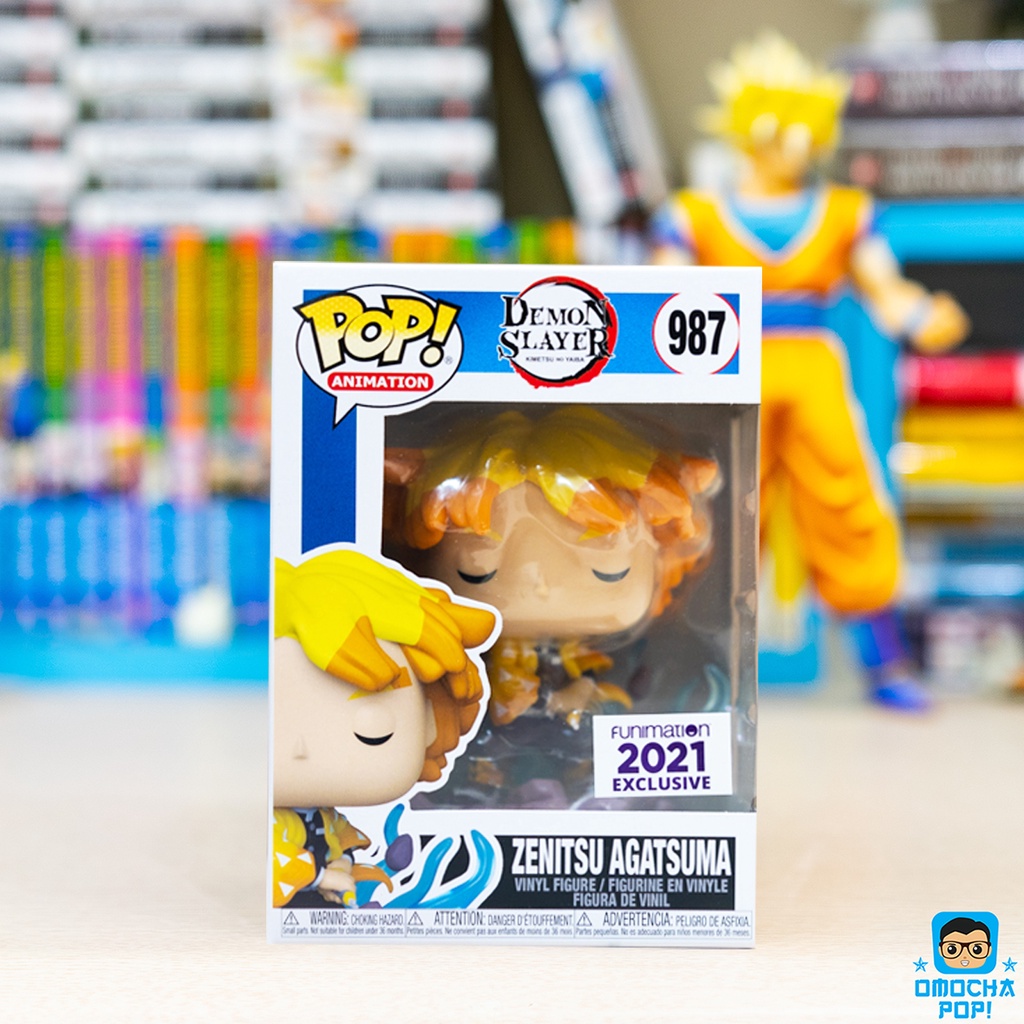 Funko Pop! Animation Demon Slayer Zenitsu Agatsuma 1398 Exclusivo - Moça do  Pop - Funko Pop é aqui!