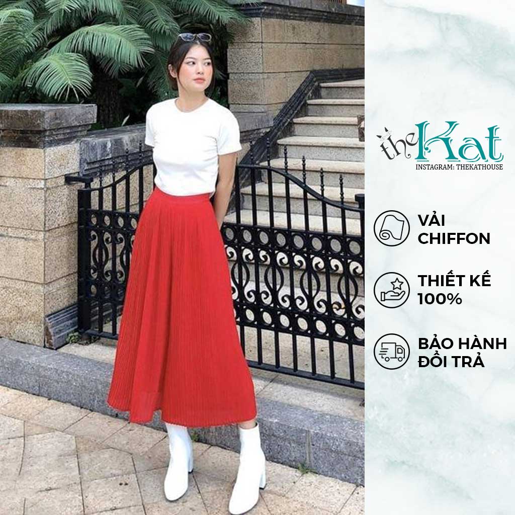 Quần Xếp Li 80cm The Kat House, ống rộng dáng dài thiết kế độc quyền, đủ màu, đủ size