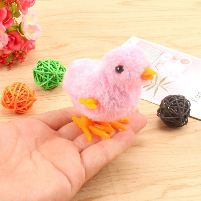 Đồ chơi gà con vặn dây cót cho bé 4 Màu