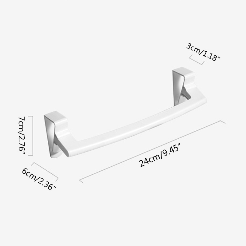 Towel Rack Over Door Towel Bar Hanging Holder for Bathroom Kitchen Cabinet Door