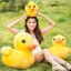 Kawaii Lớn Vàng 30cm Vịt Mini Sang Trọng Búp Bê Đồ Chơi Dễ Thương Mềm Mại Hoạt Hình Thú Nhồi Bông Đồ Chơi Sinh Nhật Cho Trẻ Em Trẻ Em Bé Gái