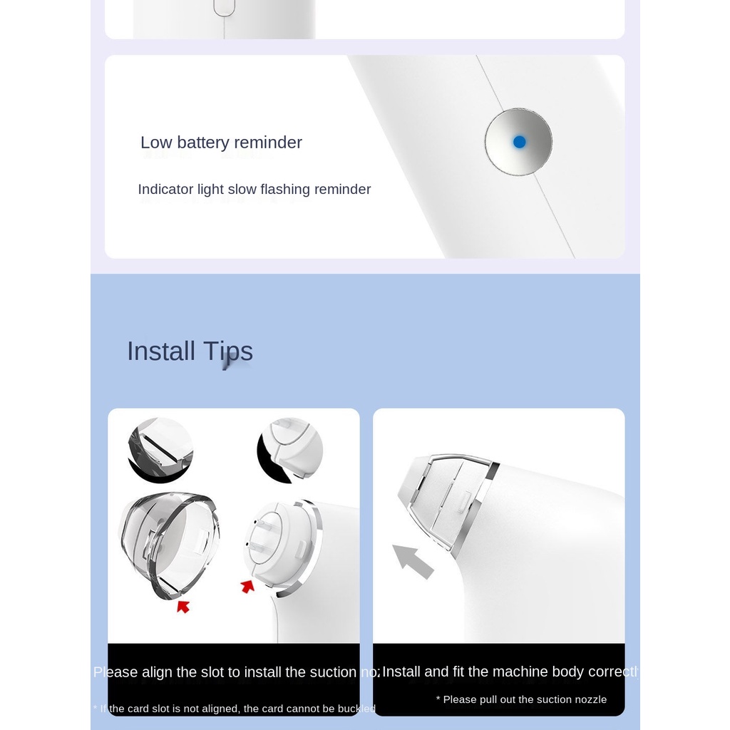 Máy Hút Mụn Đầu Đen Siêu Tốc Xiaomi DOCO Chất Lượng Cao