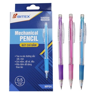 Bút chì bấm Bitex MP04 ngòi 0.5mm 1 cây màu ngẫu nhiên