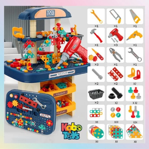 Bàn Dụng Cụ Sửa Chữa Cơ Khí Cho Bé Tập Làm Kỹ Sư