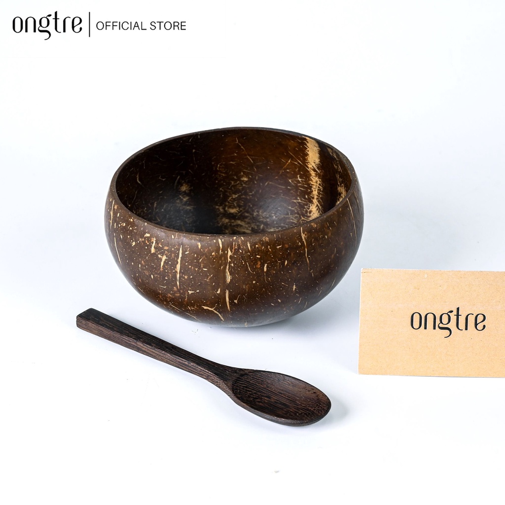 Muỗng Gỗ Mun 16cm ONGTRE, Thìa Gỗ Cho Nhà Hàng, Khách Sạn, Café [Bán Sỉ]