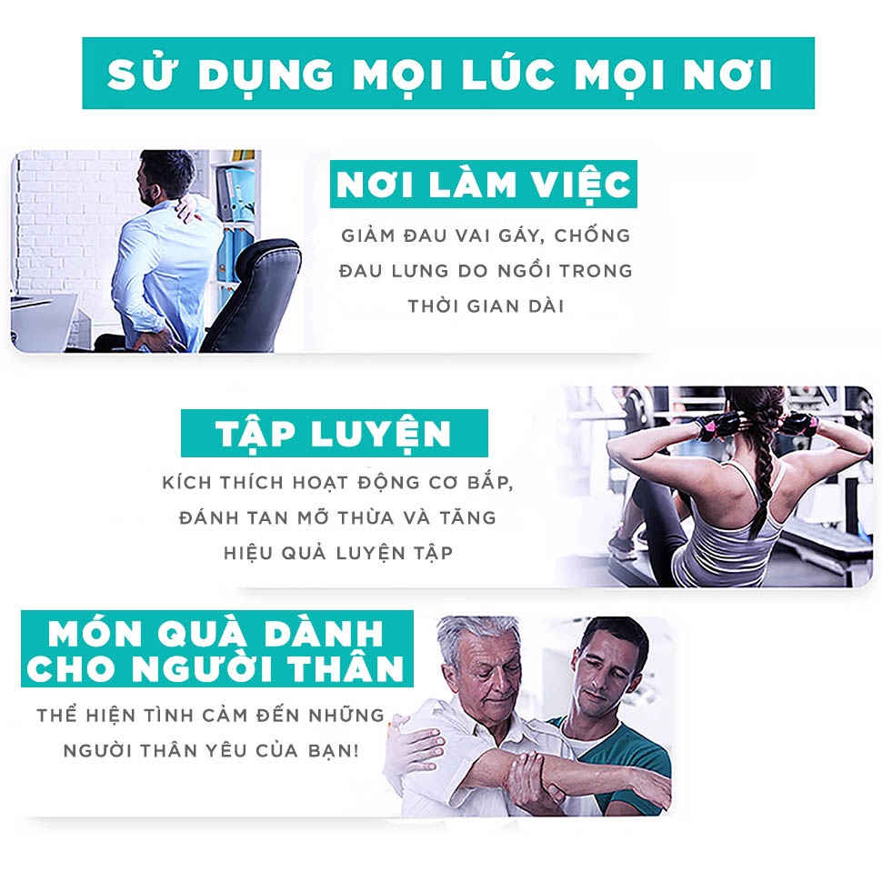 Mô tả Máy Massage Cầm Tay 6 Cấp Độ KINGTECH KH-320 - Mát Xa Toàn Thân Giúp Thư Giãn, Giảm Đau Cổ Vai Lưng  - Quà Tặng Nam Nữ - 6
