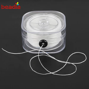 Beadia Cuộn Dây Cước Co Giãn Trong Suốt Làm Đồ Thủ Công Đường Kính 0.2/0.6/0.8/1.0MM