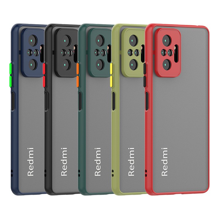 Ốp điện thoại nhám chống sốc cho Redmi Note 15 14 13 12 12s 11 Pro Plus China Pro+ 11s 4G 5G 2025 2026