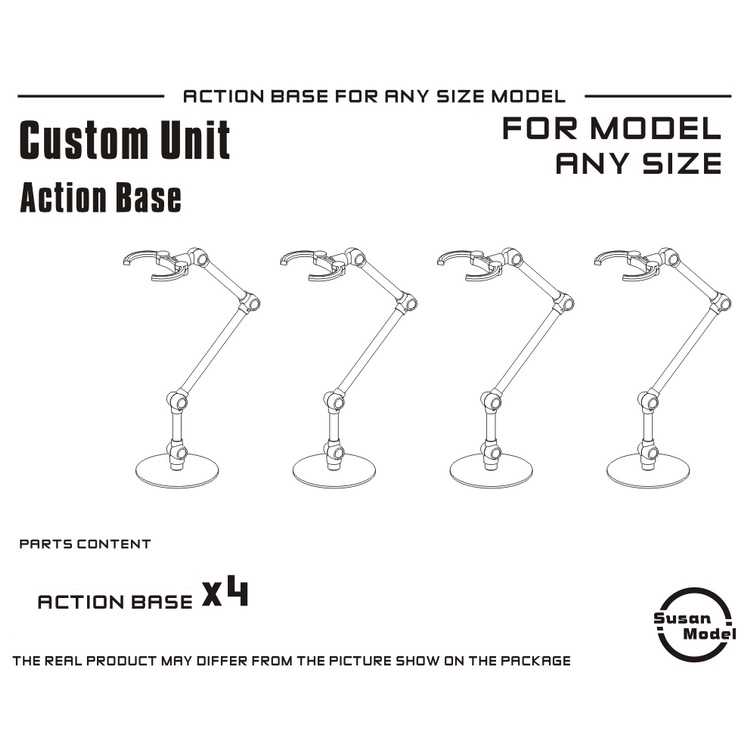 Set 4 giá đỡ mô hình Custom Unit Action Base For Model Any Size ...