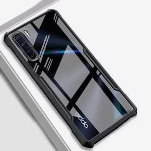 Ốp điện thoại trong suốt OPPO A91 / OPPO F15 / OPPO Reno3 Ốp điện thoại trong suốt viền Acrylic mềm chống trầy xước Vỏ mỏng chống sốc