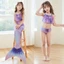 Set Đồ Bơi 3 Món Xinh Xắn Cho Bé Gái 3-18 Tuổi