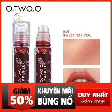 hgFl Son Môi Dạng Dầu O.TWO.O Yj005 30g Đầu Lăn Lâu Trôi Dưỡng Ẩm Chống Nước 4 Màu Tùy Chọn Có Thể Làm Phấn Má xịn