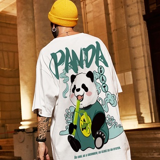 Áo phông nam from rộng in hình gấu trúc PANDA