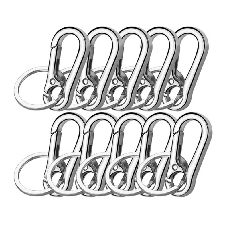 Outdoor Camping Rock Climbing Keychain Quick Release Ring Single Ring