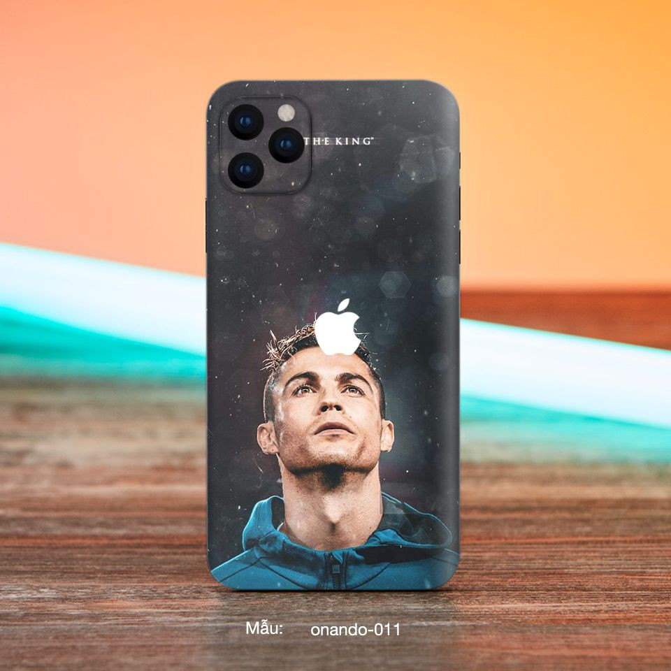 Miếng dán skin iPhone X/XS/XSMax in hình RONANDO cực đẹp