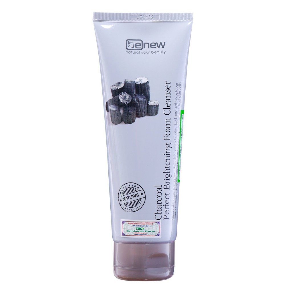 Ảnh Sữa Rửa Mặt Cho Nam Tinh Chất Than Hoạt Tính Sạch Da, Xoá Thâm Mụn Benew Charcoal Brightening 160ml/ Hộp- CHÍNH HÃNG 1