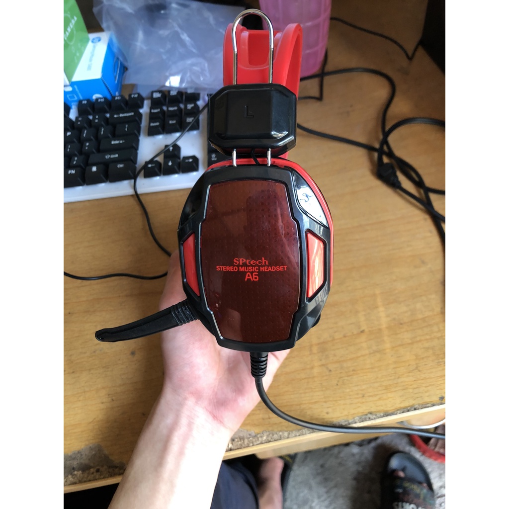 Tai nghe gaming SPtech stereo music headset. | Shopee Việt Nam
