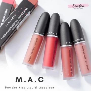 🔥HOT🔥💄SON KEM LÌ M.A.C 💄MAC POWDER KISS LIQUID LIPCOLOUR New