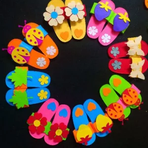 10 ĐÔI DÉP NỈ - Đồ chơi mầm non - CHỦ ĐỀ BẢN THÂN