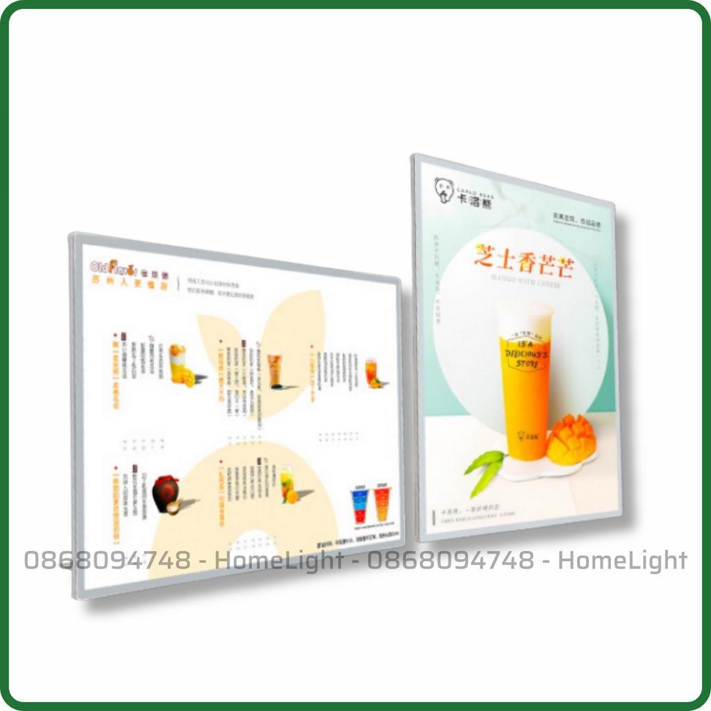 Bảng Hộp Đèn Led Menu A2, Khung Tranh Điện Để Bàn, Treo Tường, Hộp Đèn ...