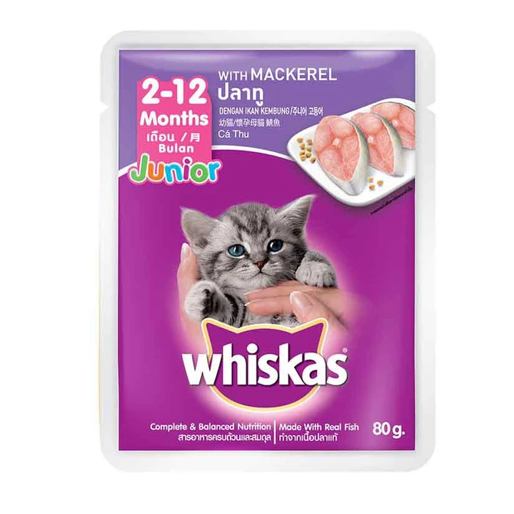 Cat Wet Food Whiskas – 80 g – 2
