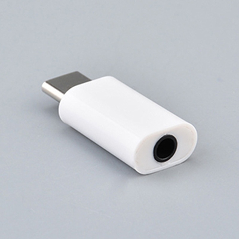 Cáp chuyển đổi âm thanh kỹ thuật số từ đầu cắm 3.5mm Type-C sang cổng cắm màu trắng/ đen