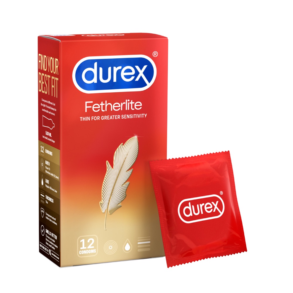 Ảnh Bao cao su Durex Fetherlite siêu mỏng, size 52.5mm, 12 bao/hộp 1