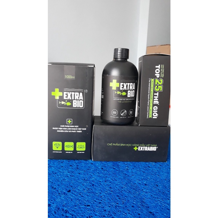 250,500,1000ml Men vi sinh EXTRA BIO,chế phẩm sinh học làm trong và khử mùi hôi tanh cho bể cá cảnh,hồ KOI.