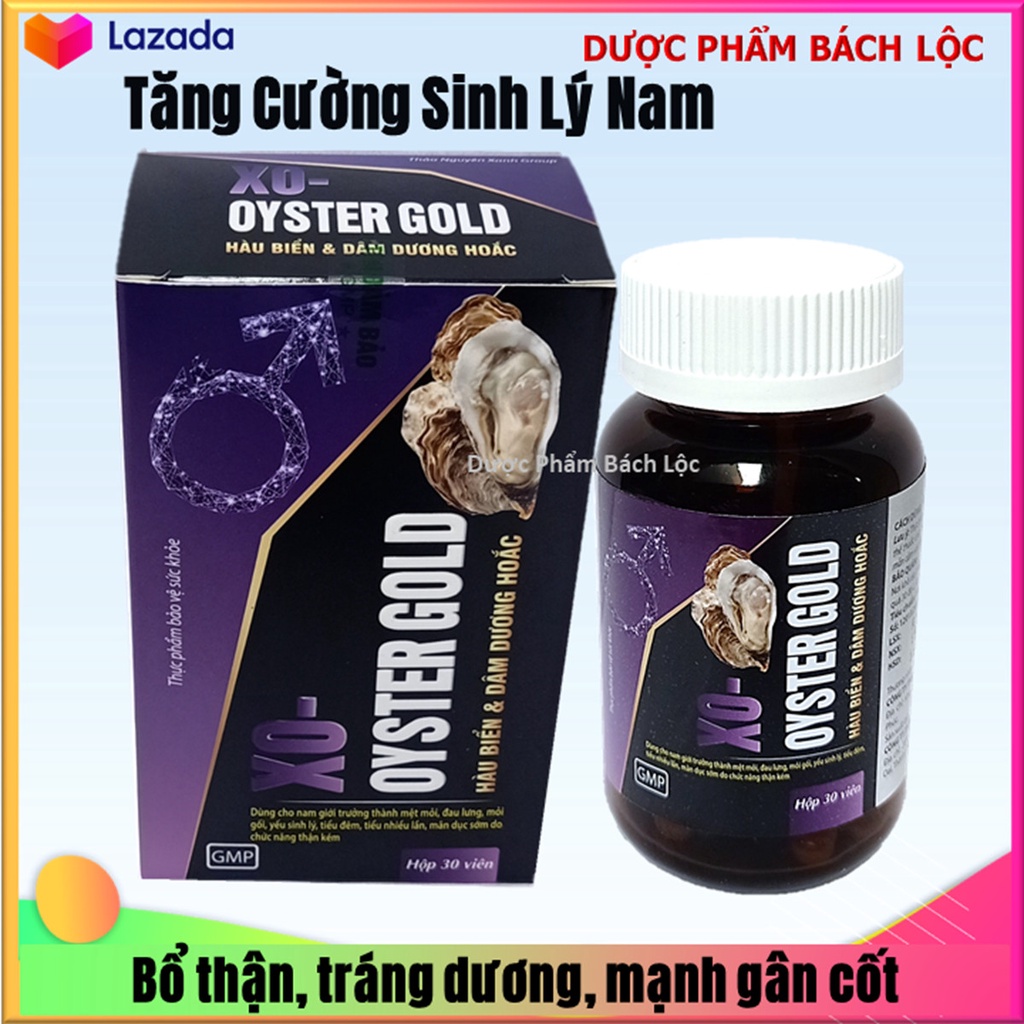 Hàu Biển Xo Oyster Gold - Bổ Thận Tráng Dương, tăng cường sinh lý phái ...