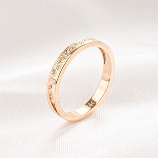 Nhẫn LAMY Eternity Anniversary Crystal Rose Gold Ring 8006