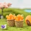 Thỏ Đáng Yêu Ăn Cà Rốt Tự Làm Nhựa Tượng Hoàn Hảo Cho Trang Trí Thủ Công Micro Như Thật