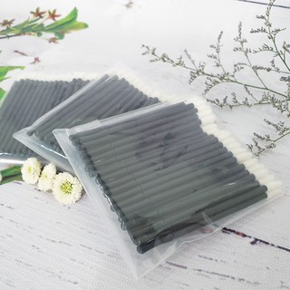 Cây chà mực trong phun xăm, tăm bông chà mực môi mày (bịch 50 cái)