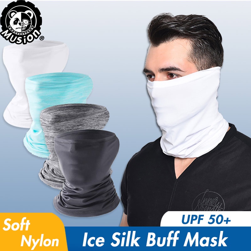 Khẩu trang Musion vải lụa băng chống bụi khô nhanh bảo vệ khuôn mặt