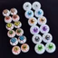 Mya 12 Chiếc Gói 23 Mm 27 Mm Nhiều Màu Sắc Halloween Nửa Quả Bóng Mắt Đáng Sợ Đồ Dùng Tiệc Halloween Kinh Dị Dạ Quang Bounce