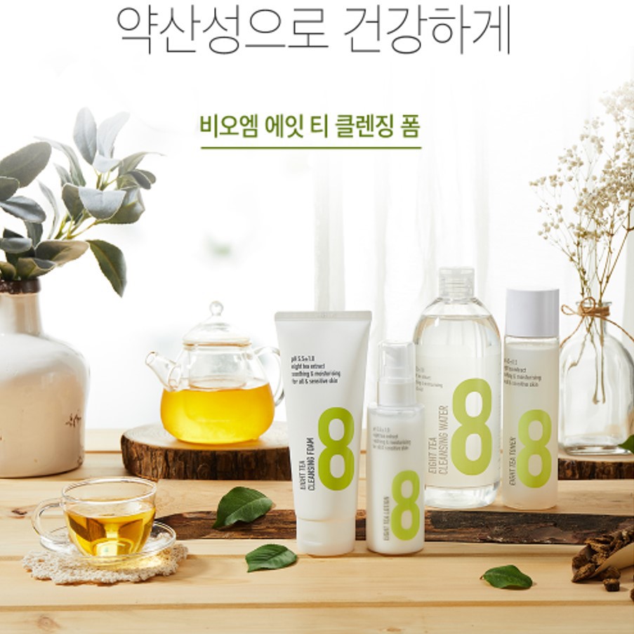 Ảnh Sữa Rửa Mặt Dạng Bọt Làm Sạch Sâu Dành Cho Mọi Loại Da BOM Eight Tea 150ml 4