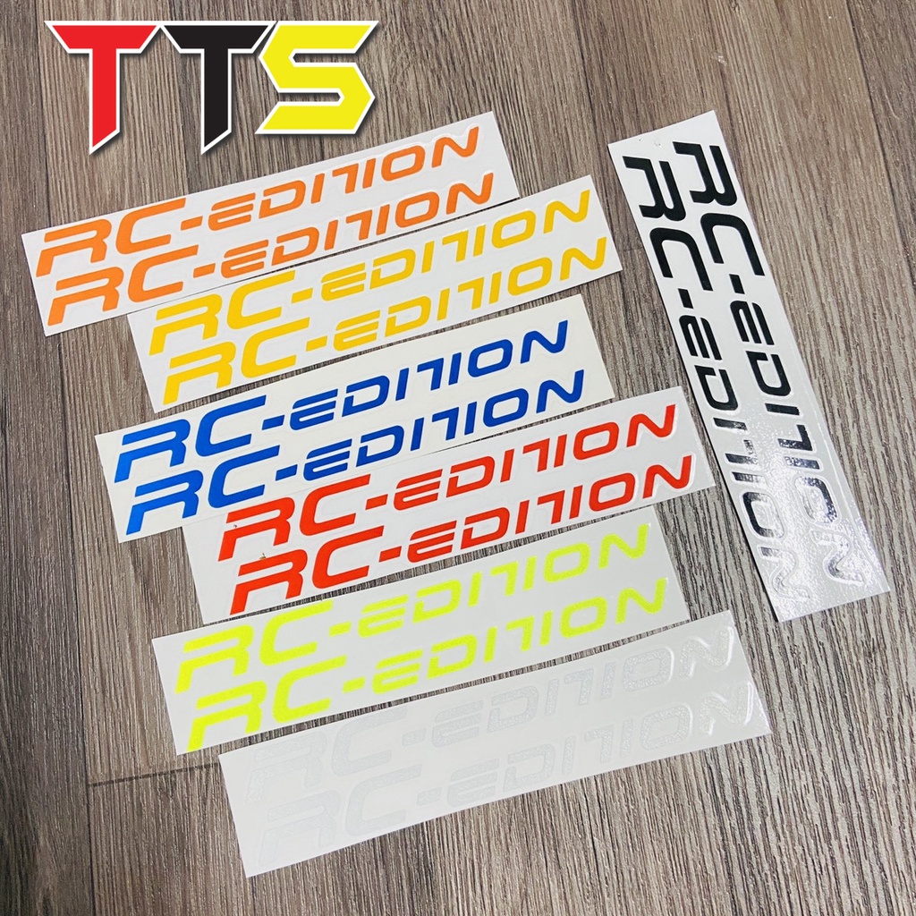 ( RC EDITION ) Tem cắt chữ dán phuộc nhún các dòng xe YAMAHA, HONDA ...
