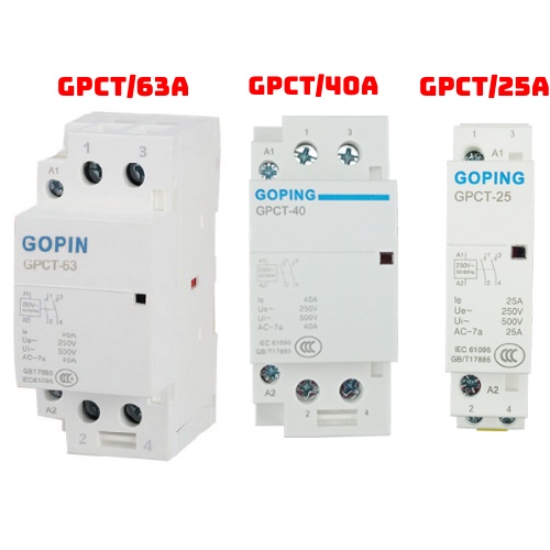 Bộ khởi động từ 1 Pha goping 25A/40A/63A -220VAC | Shopee Việt Nam