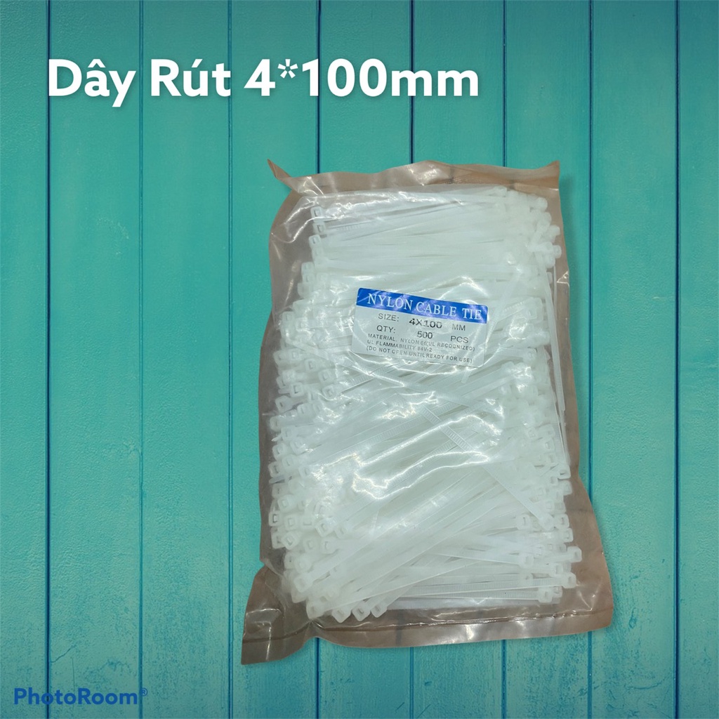 Dây rút nhựa 4*100mm ( ĐÓNG GÓI 1 BỊCH GỒM 500 SỢI DÂY RÚT ) | Shopee ...
