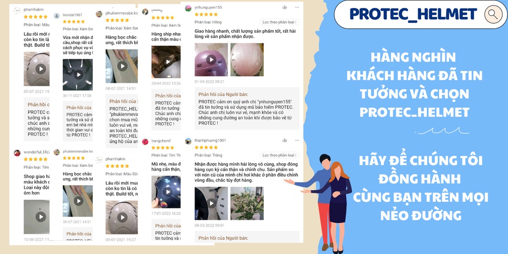 Mô tả Mũ bảo hiểm nửa đầu Protec Rosa RLW đơn màu - Size L, an toàn, thời trang - 3