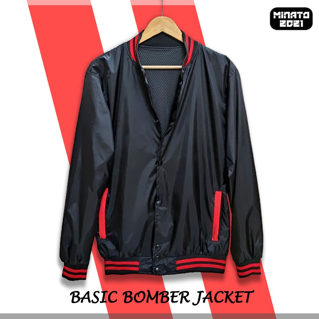 Áo Khoác Bomber Nam Nữ Unisex Form Vừa Fit Vải Dù Chống Nước