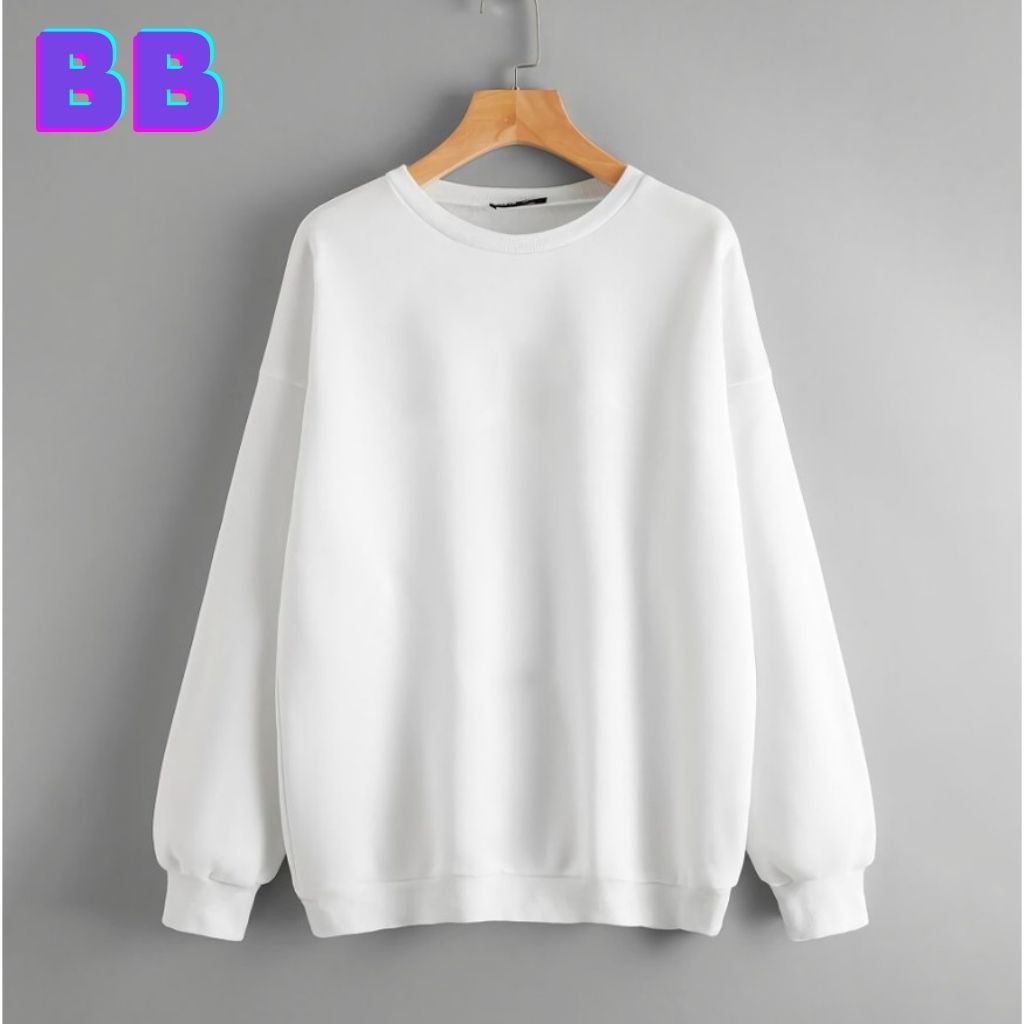 ÁO SWEATER NỈ UNISEX THIẾT KẾ TRƠN KHÔNG IN HÌNH CỰC ĐẸP FORM NAM NỮ ...