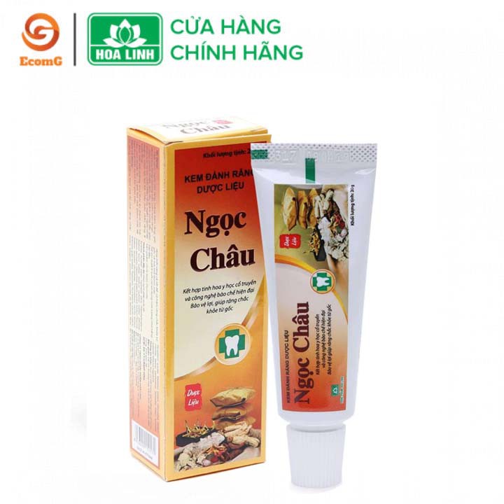 Ảnh Kem đánh răng dược liệu Ngọc Châu truyền thống tuýp 20grm - NC1-05 1
