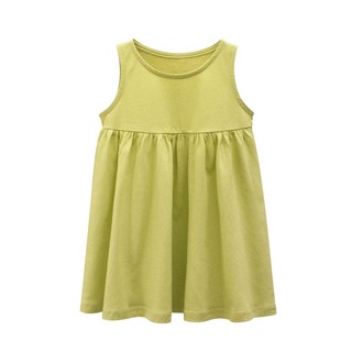 (27hom kids) Váy thun bé gái, đầm suông trẻ em hàng chính hãng** Maruka Fashion