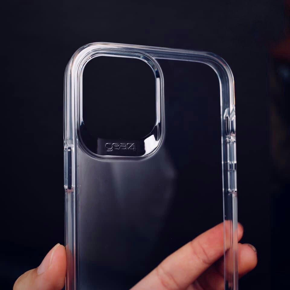 Ốp GEAR4 D30 lưng cứng chống ố sốc trong suốt cho iphone 12/12pro/12promax/13/13Pro/13Promax/14/15/plus/pro/promax