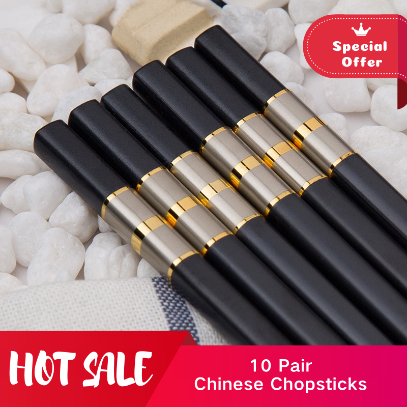 Đũa Tái Sử Dụng Sợi Thủy Tinh 10 Đôi - Reusable Fiberglass Chopsticks 10 Pairs | Đũa Nhà Hàng Nhật Bản Chuyên Dụng Sushi - Japanese Restaurant Sushi Chopsticks for Asian Cuisine